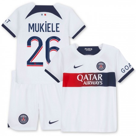 Dječji Nogometni Dres Paris Saint-Germain Mukiele 26 Gostujući 2023-24
